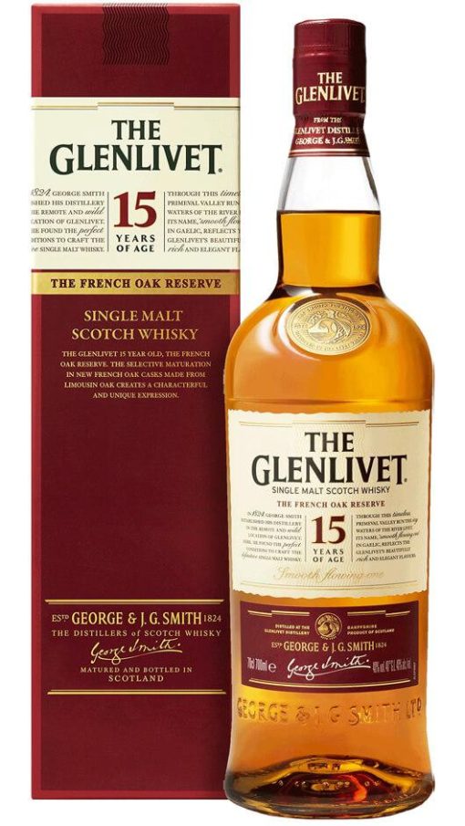 15 Years Old French Oak Reserve Single Malt Scotch Whisky - The Glenlivet