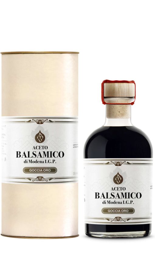 Aceto Balsamico Di Modena IGP - Goccia Oro 250ml - Cilindro - Acetomodena