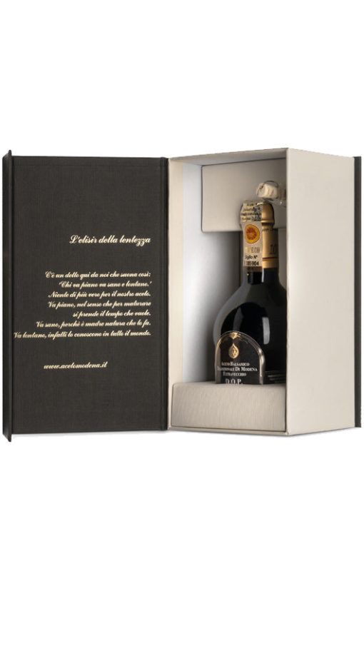 Aceto Balsamico Tradizionale Di Modena DOP - Extraveccio Invecchiato 25 Anni Astucciato 100ml - Acetomodena