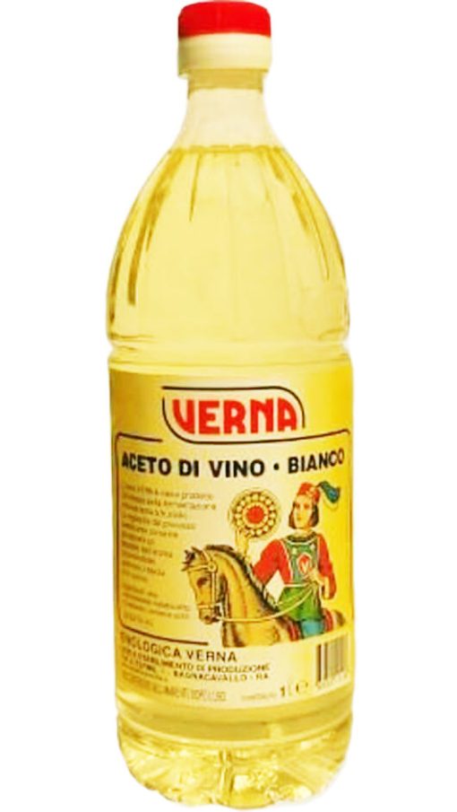 Aceto Di Vino Bianco 1 Lt - Confezione da 12 Bottiglie - Verna