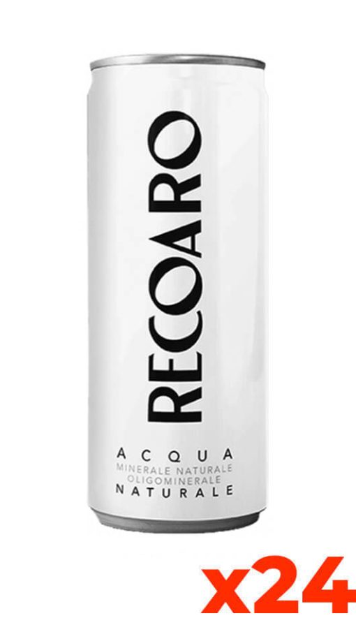 Acqua Recoaro Naturale - Confezione 33cl x 24 Lattine