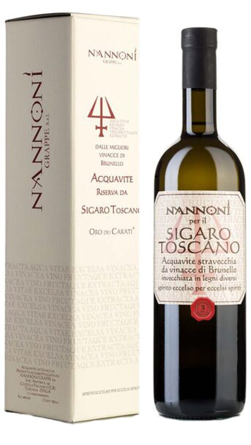 Acquavite da Vinaccie di Brunello Ris. Sigaro Toscano - 70cl - Astucciato