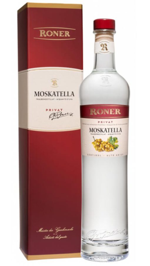 Acquavite d'Uva Moscato 50cl - Moskatella - Roner