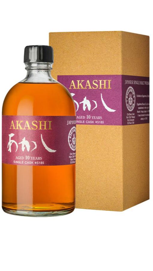 Akashi Single Malt 10 YO Sherry Cask - Invecchiato 10 Anni 50cl  Astucciato - Akashi White Oak Distillery