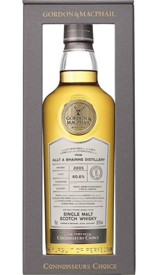 Allt A Bhainne 2005 - Imbottigliato Nel 2023 - 70cl Invecchiato 18 Anni - Connoisseurs Choice - Gordon & Macphail