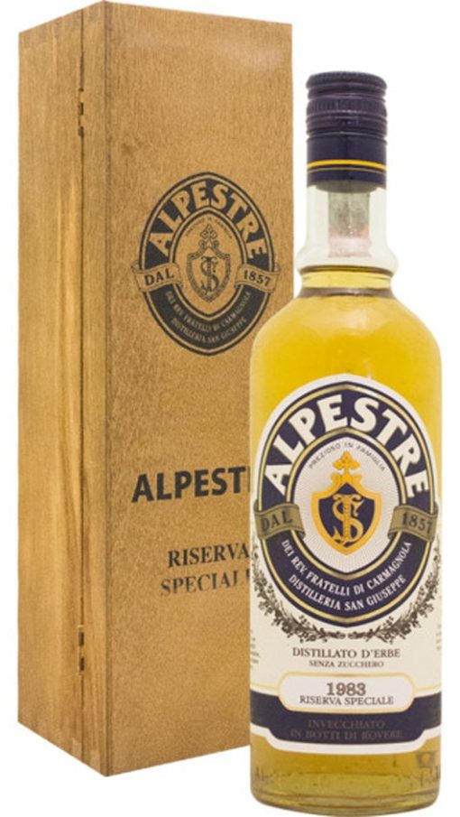 Alpestre Riserva Speciale 1976 70cl - Cassa di Legno