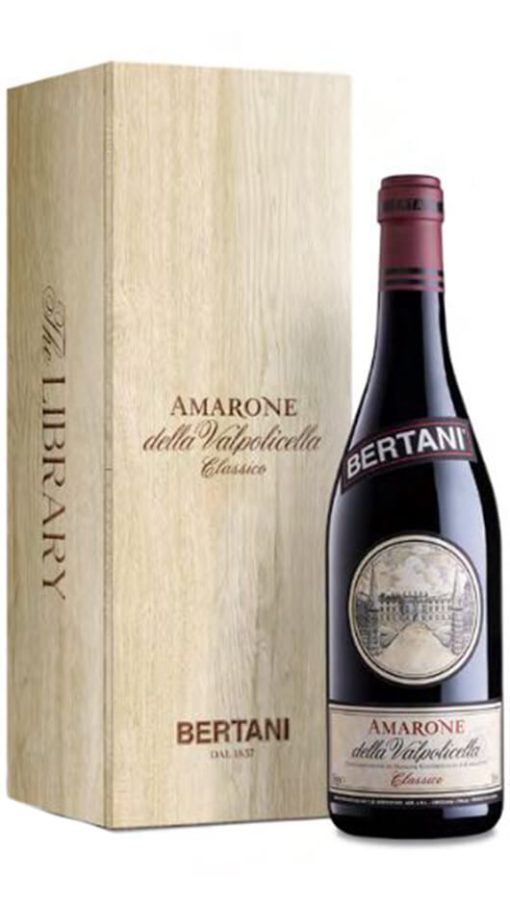 Amarone della Valpolicella Classico - The Library - Cassa di Legno - 2010 - Bertani