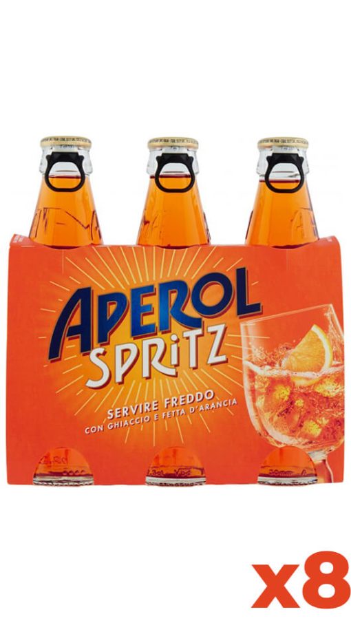 Aperol Spritz - Cluster da 3 Bottiglie - Confezione cl. 17,5 x 8 Cluster