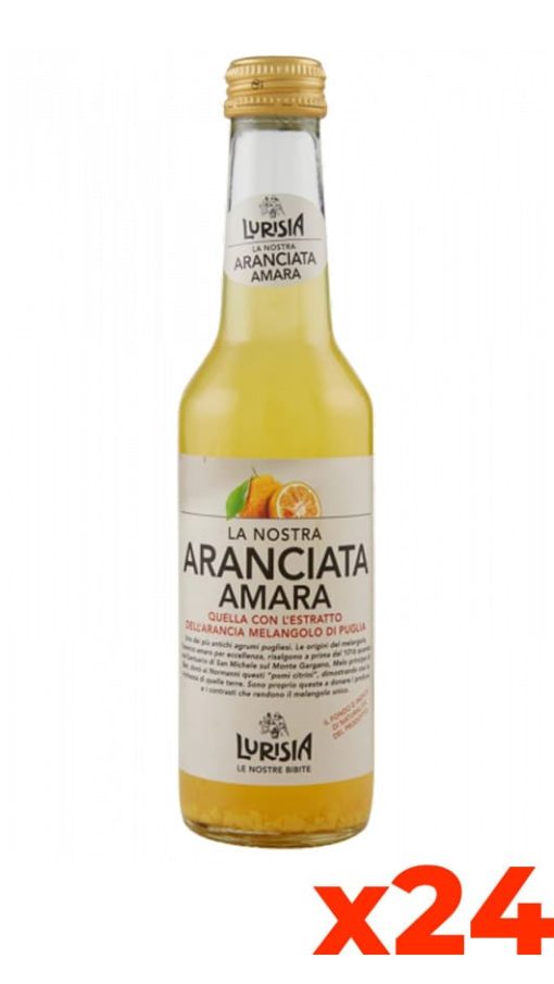 Aranciata Amara Lurisia - Confezione 27,5cl x 24 Bottiglie