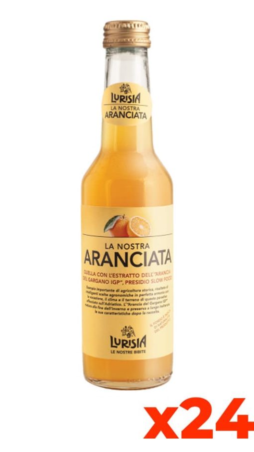 Aranciata Lurisia - Confezione 27,5cl x 24 Bottiglie