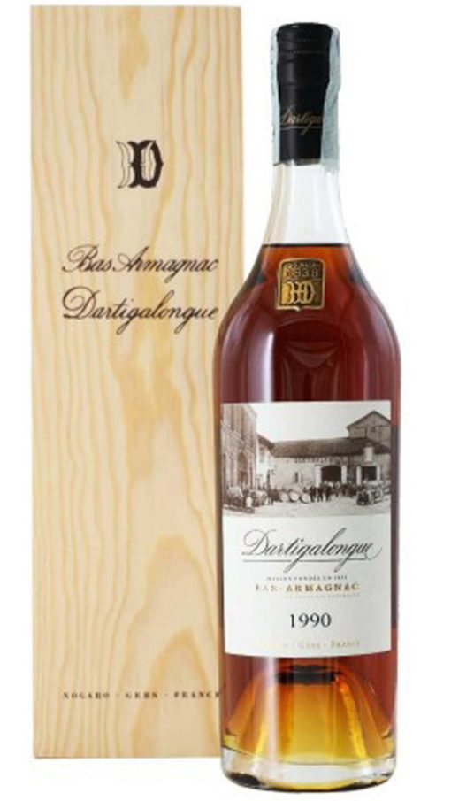 Bas Armagnac 1990 - Cassa di legno - Dartigalongue