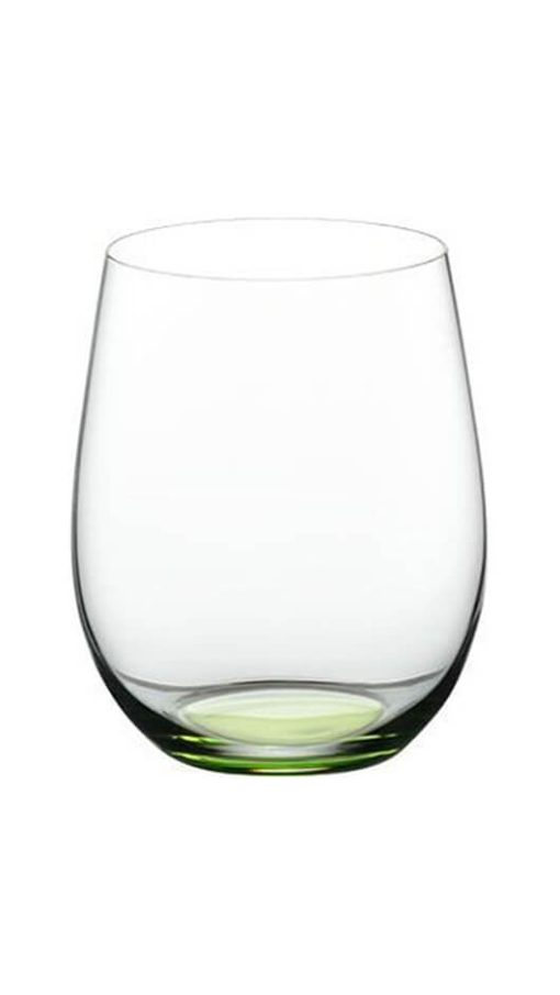 Bicchiere Happy O Tumbler Base Verde - Casual - Conf. da 12 Bicch. - Riedel