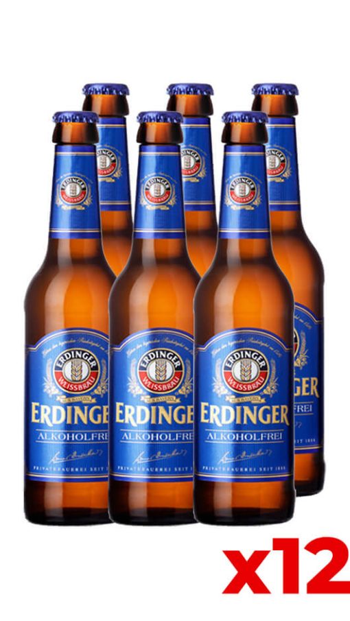 Erdinger Weizen Analcolica 33cl - Cassa da 12 bot.