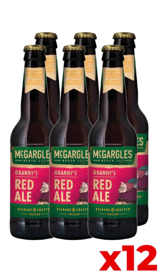 Mc Gargles Granny Mary's Red Ale 0,33L - Ale - Dibevit - Cassa da 12 Bott.