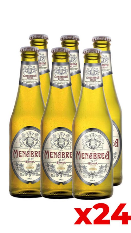 Menabrea - La Bionda - 150° Anniversario 33cl - Cassa da 24 Bottiglie