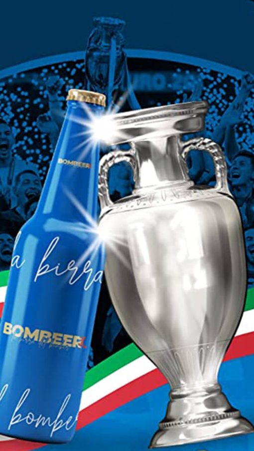 Bombeer - Bomber Beer - Birra della Nazionale - Bobo Vieri - Azzurra 33cl - Cassa da 24 - immagine 3