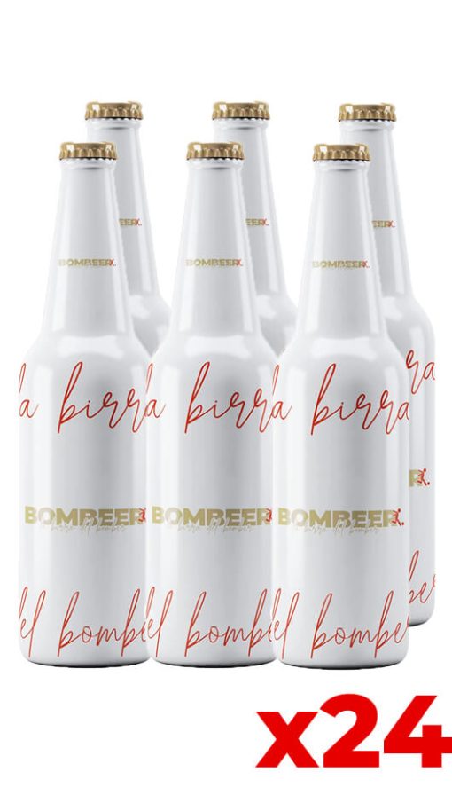 Bombeer - Bomber Beer - Birra della Nazionale - Bobo Vieri - Bianca 33cl - Cassa da 24