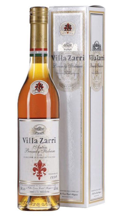 Brandy Millesimato 20 anni con Tabacco Toscano 50cl - Astucciato - Villa Zarri