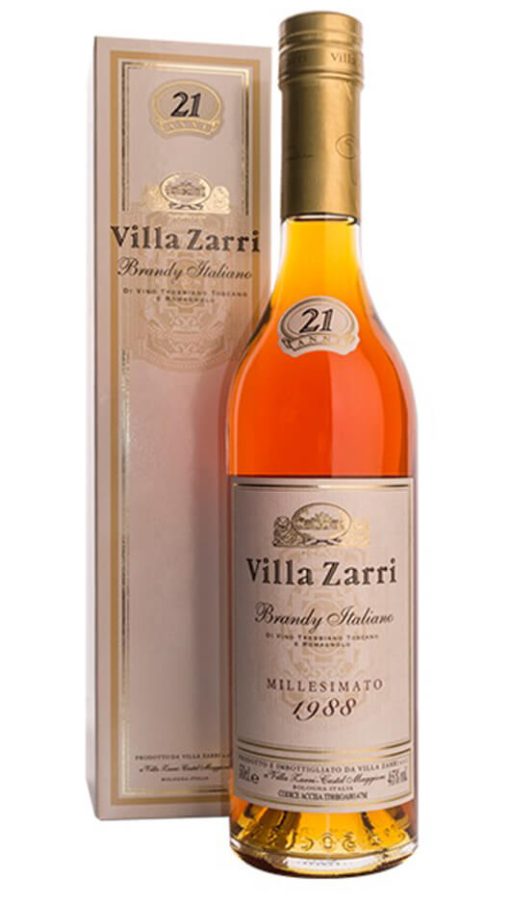 Brandy Millesimato 21 anni 50cl - Astucciato - Villa Zarri