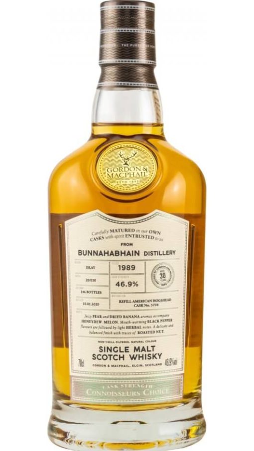 Bunnahabhain 1989 - Imbottigliato Nel 2023 - 70cl Invecchiato 32 Anni - Upper Range - Gordon & Macphail