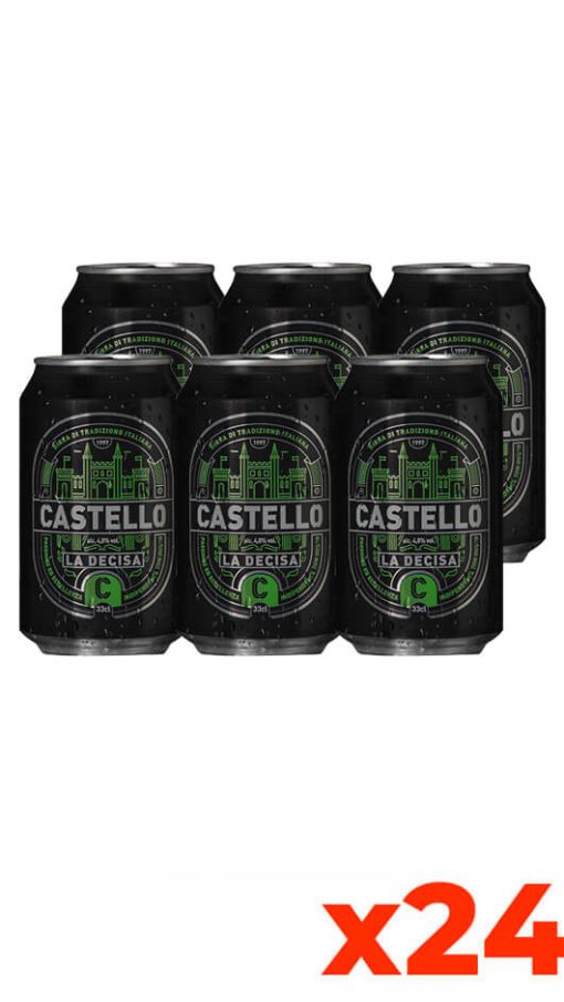 Castello La Decisa 33cl - Cassa da 24 lattine