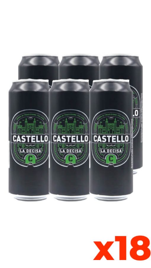 Castello La Decisa 50cl - Cassa da 18 Lattine