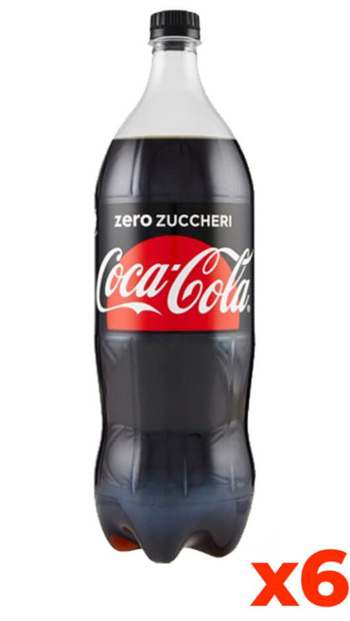 Coca Cola Zero - Pet - Confezione lt. 1,5 x 6 Bottiglie