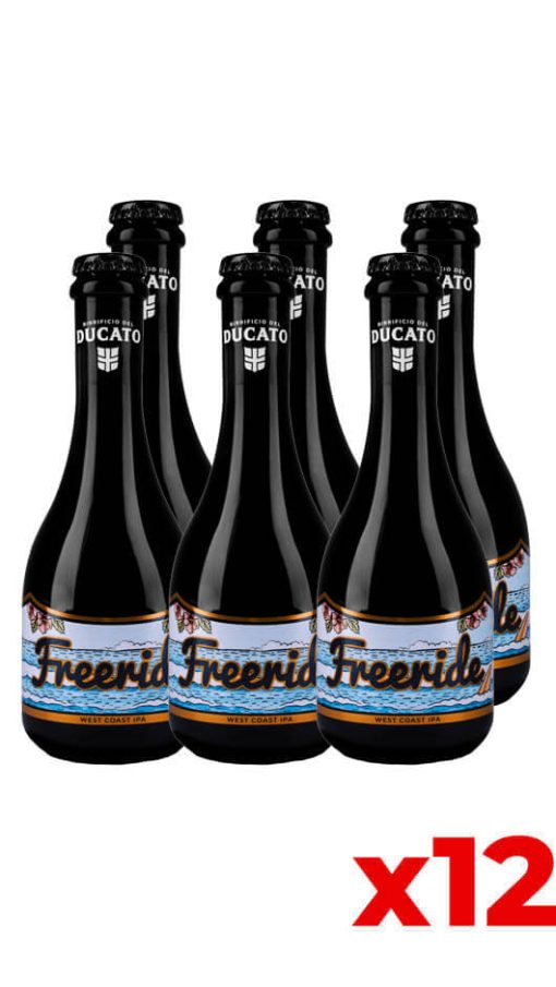 Ducato Freeride West Coast IPA 33cl - Cassa da 12 bottiglie