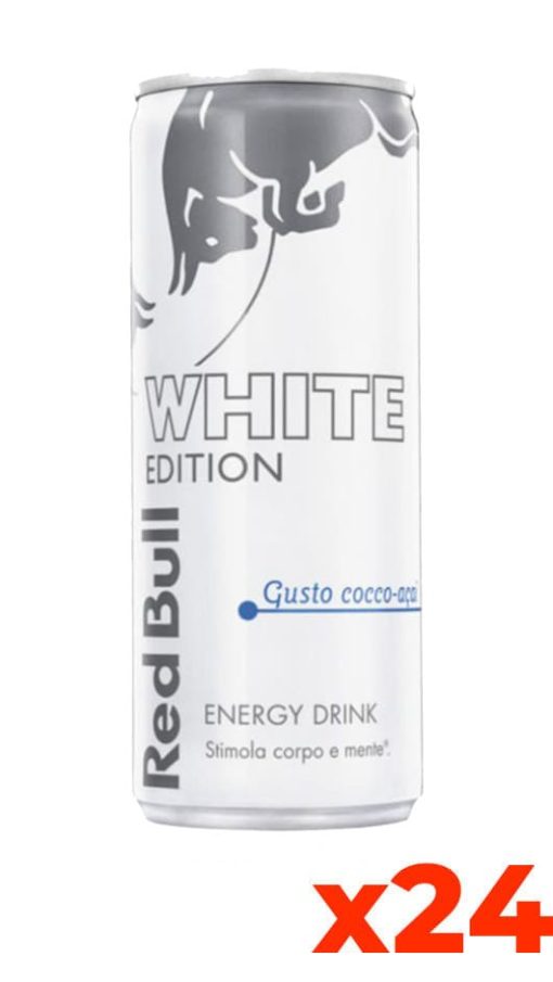 Energy Drink Red Bull White - Confezione 25cl x 24 Lattine