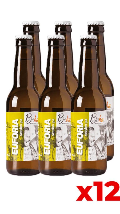 Euforia Session IPA Beha 50cl - Cassa da 12 Bottiglie