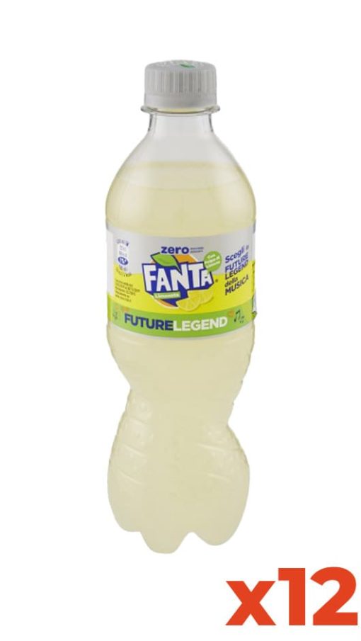 Fanta Lemon Zero - Pet - Confezione 45cl x 12 Bottiglie