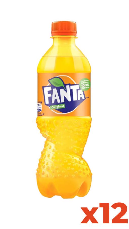 Fanta - Pet - Confezione lt. 0,45 x 12 Bottiglie