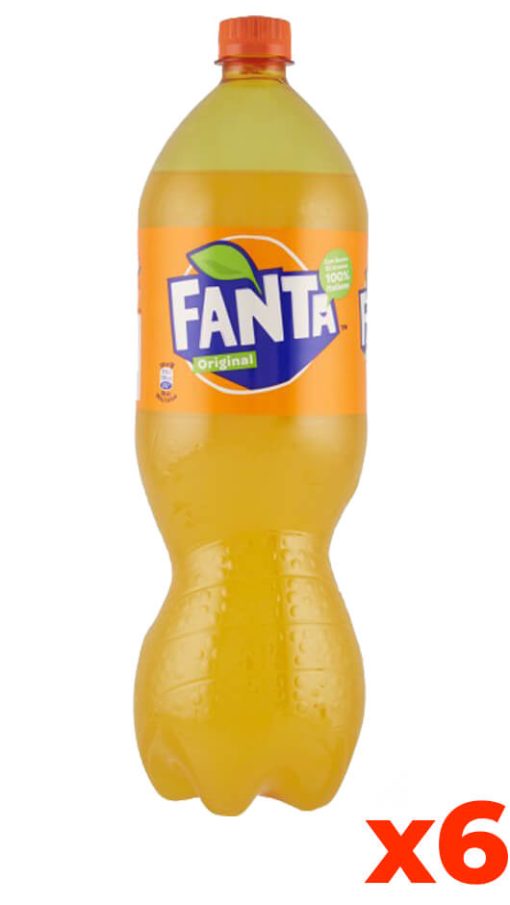 Fanta - Pet - Confezione lt. 1,5 x 6 Bottiglie