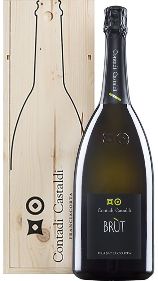 Franciacorta DOCG Brut - Salmanazar - Cassa di Legno - Contadi Castaldi