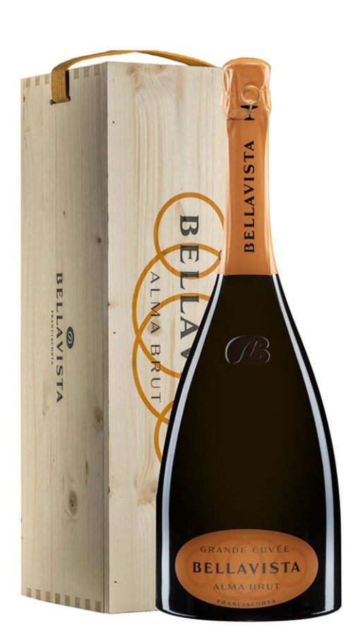 Franciacorta DOCG Grande Cuvée Alma Brut - Jeroboam - Cassa di Legno - Bellavista