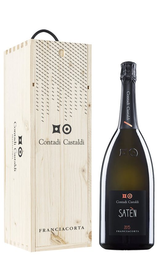 Franciacorta Satèn DOCG - Magnum - Cassa di Legno - Contadi Castaldi