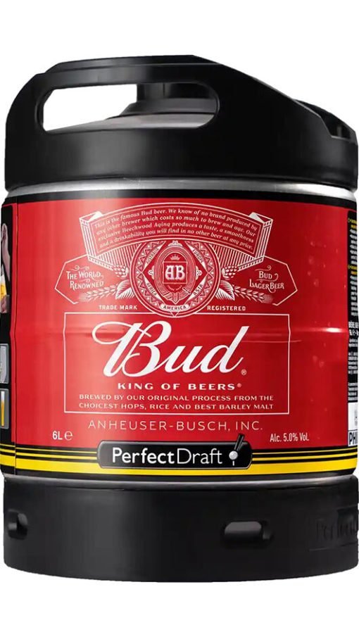 Fusto Budweiser - PerfectDraft - 6L