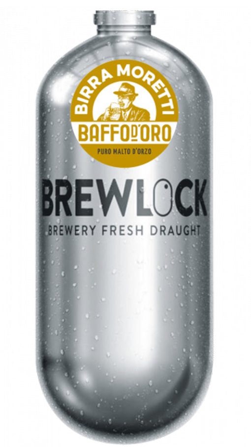 Fusto Moretti Baffo d'Oro Brewlock 20 Litri FS PET