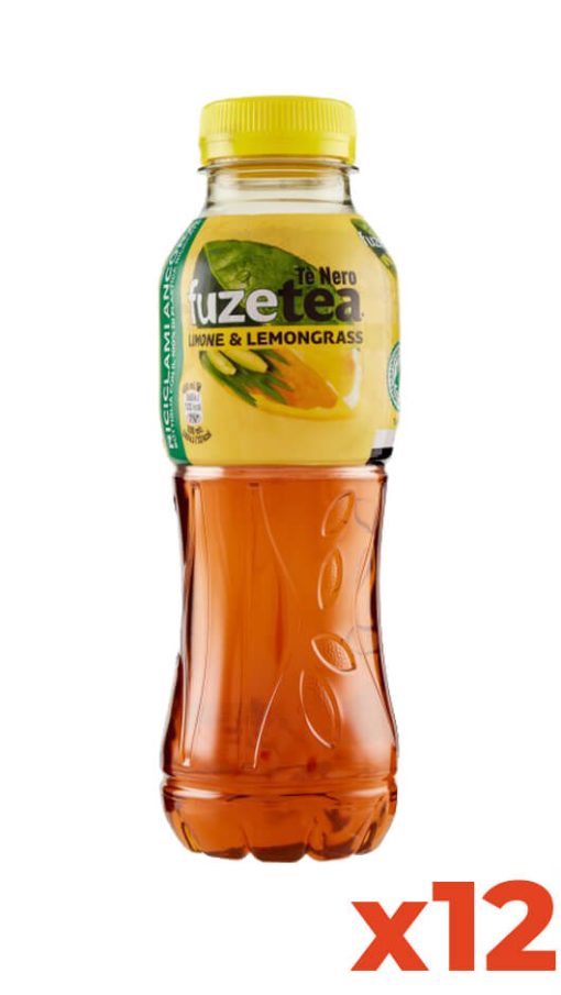 Fuze Tea Limone & Lemon Grass - Pet - Confezione  cl. 40 x 12 Bottiglie