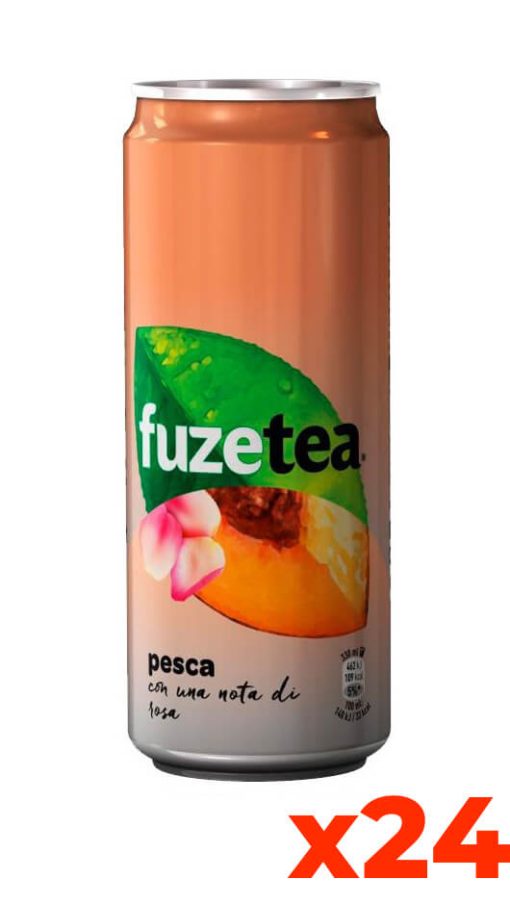 Fuze Tea Pesca - Confezione cl. 33 x 24 Lattine Sleek