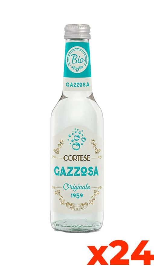 Gazzosa Bio Cortese - Confezione 27,5cl x 12 Bottiglie