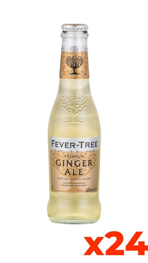 Ginger Ale Fever Tree - Confezione 20cl x 24 Bottiglie