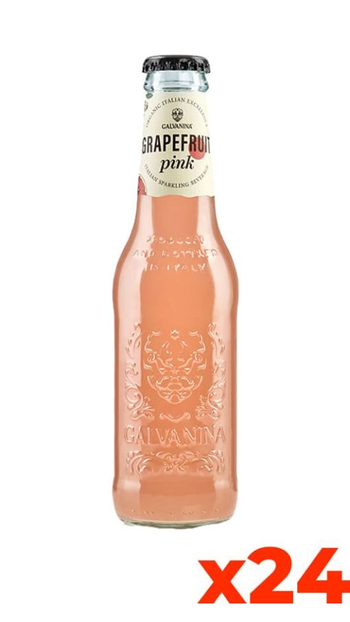 Grapefruit Pink Organic Galvanina - Confezione 20cl x 24 Bottiglie