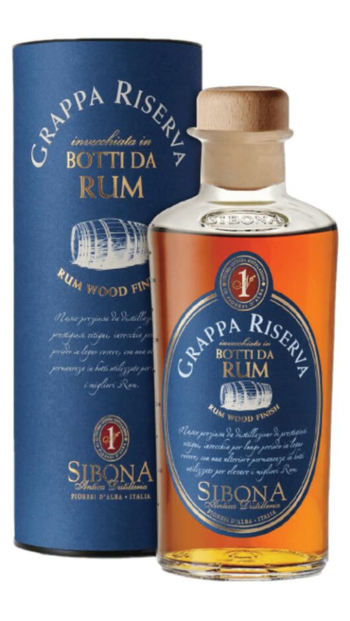 Grappa Riserva Botti da Rum 50cl - Sibona