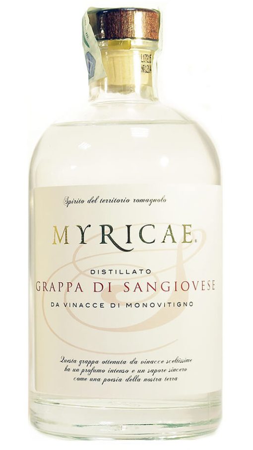 Grappa Myricae Sangiovese - 50cl