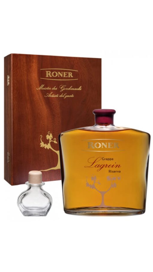 Grappa Lagrein Riserva 70cl - Cassa di Legno - Roner