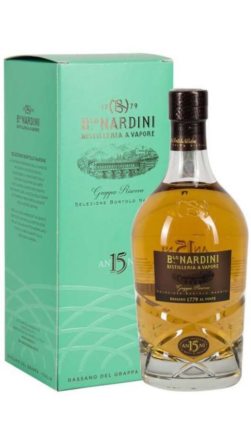 Grappa Nardini Selezione Bortolo 15 Anni Riserva 70cl - Astucciato - Nardini