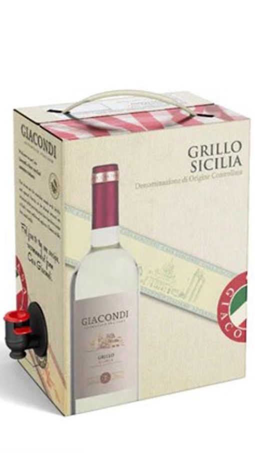 Grillo Sicilia DOC - bag-in-box - 5 Litri - Giacondi