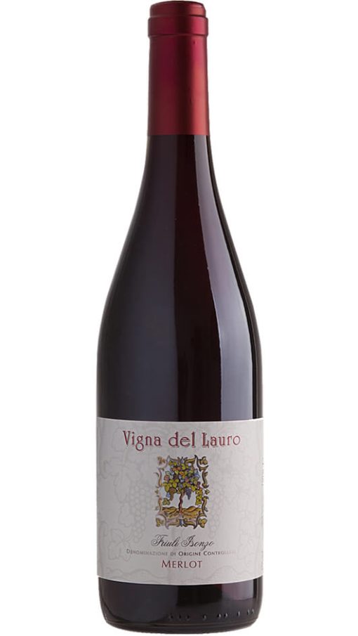 Isonzo Merlot DOC - Vigna del Lauro - ETICHETTA DANNEGIATA