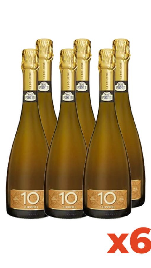 Le Bollicine 10 Luppoli Angelo Poretti 75cl - Cassa da 6 Bottiglie